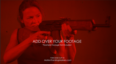 Red Grindhouse Film Effect - 4K